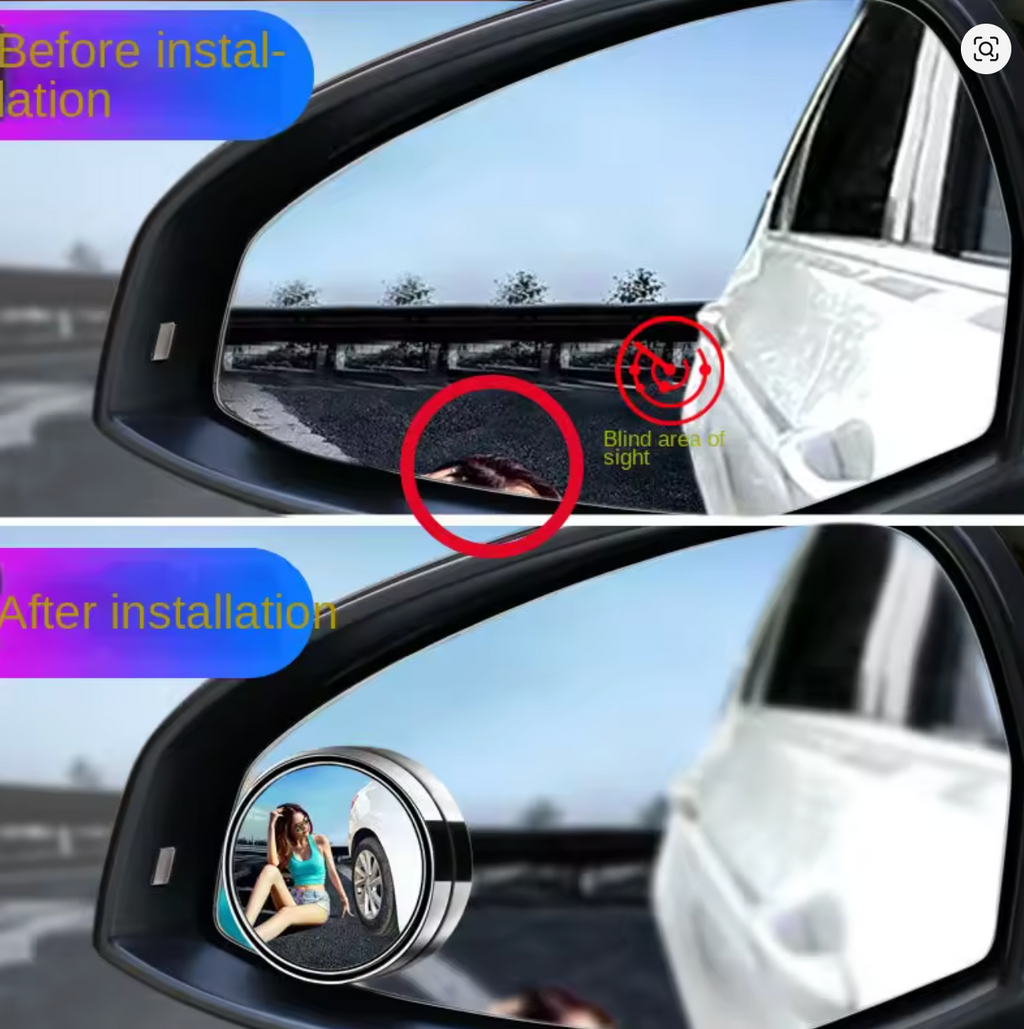 Car Blind Spot Rear View Mirror 2 Pack