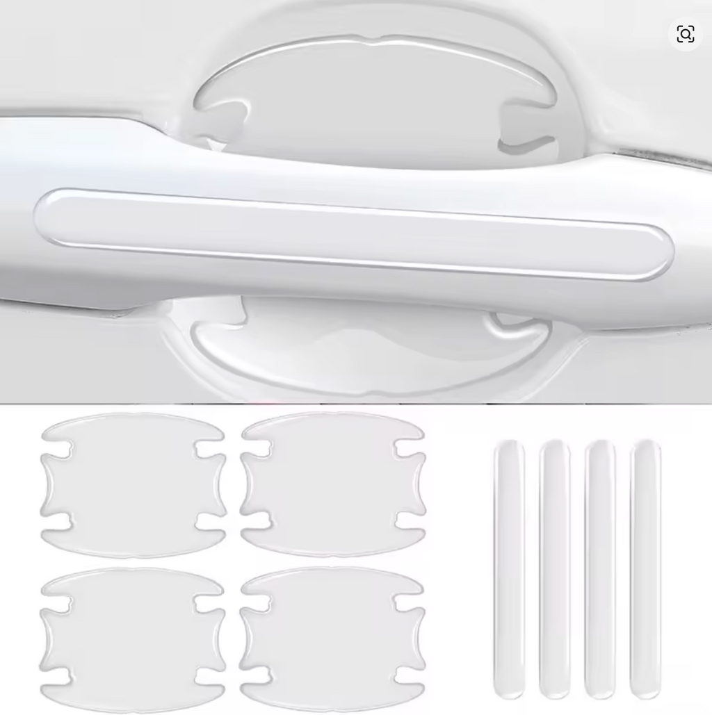 Car Door Handle Scratch Protective Transparent Stickers
