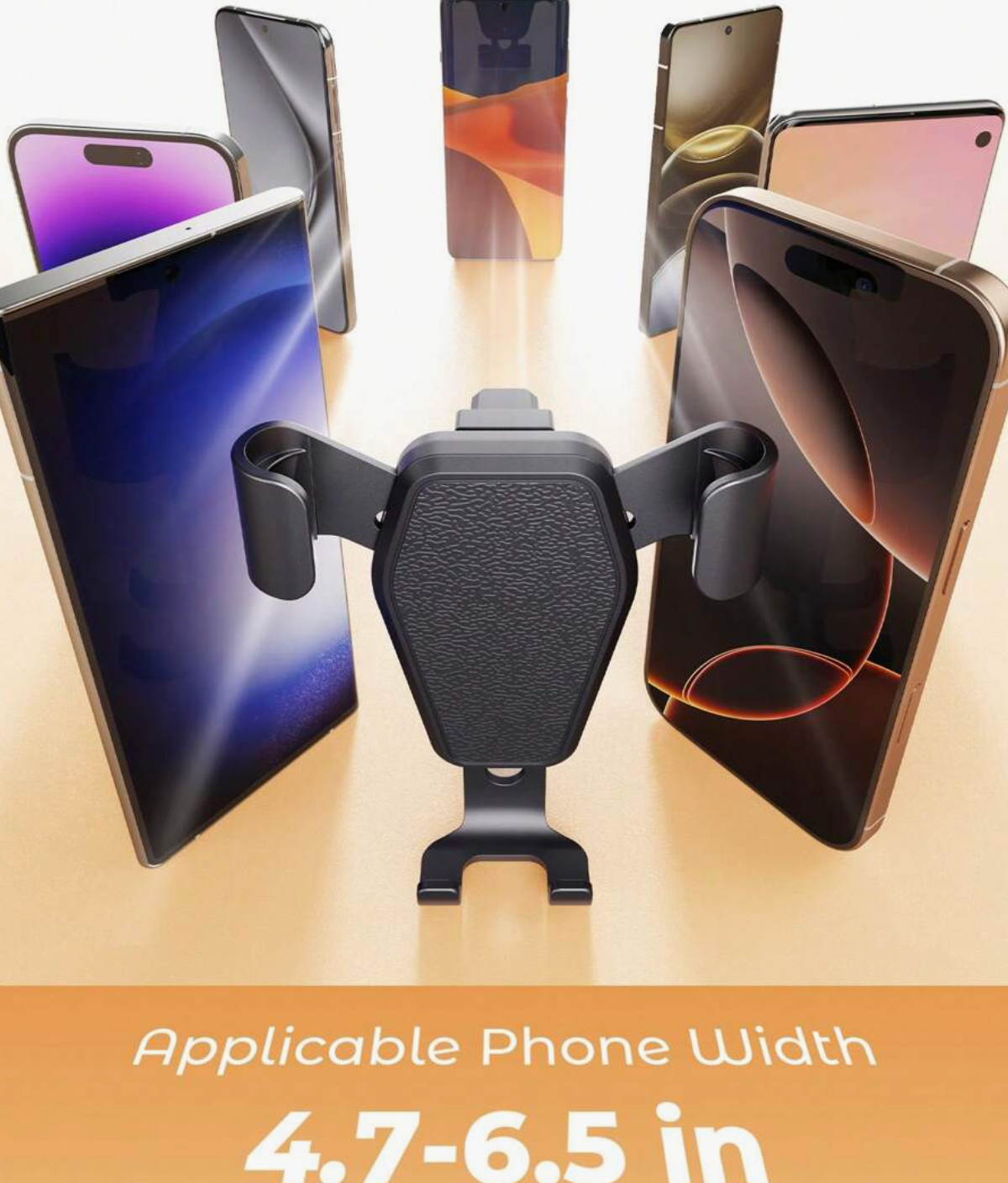 Hands-Free Car Phone Holder – Strong Grip