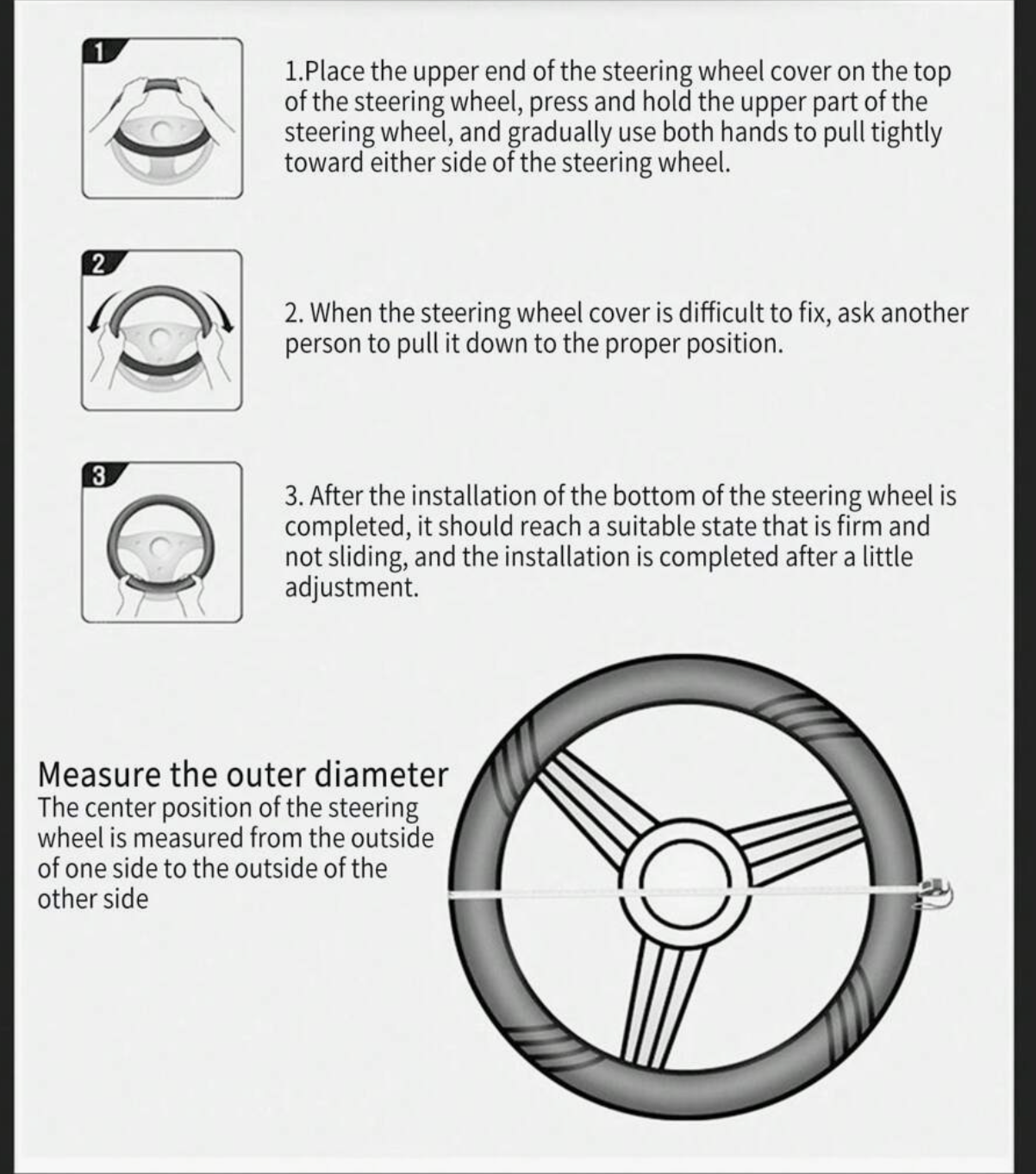 Plush Fur Car Steering Wheel Cover – Warm & Comfortable Grip